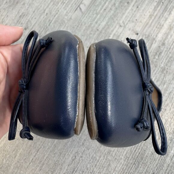 Liz Claiborne Square Toe Ballet Flats Shoes Size 9M Blue Bow Preppy Coquette NEW - Picture 7 of 9